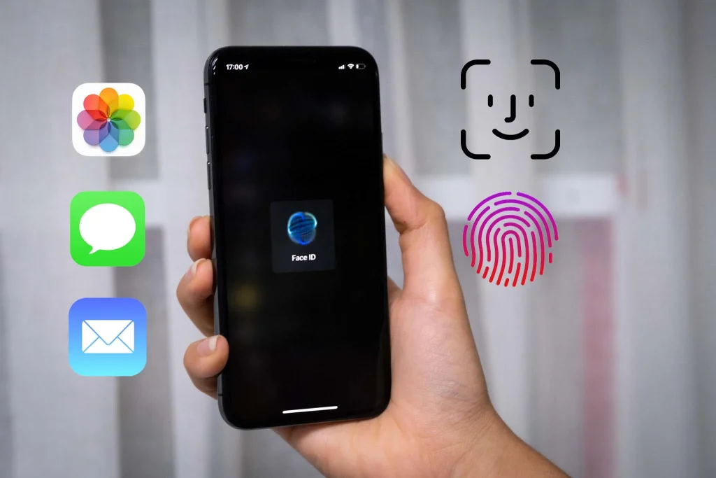 face id ở khoá ứng dụng