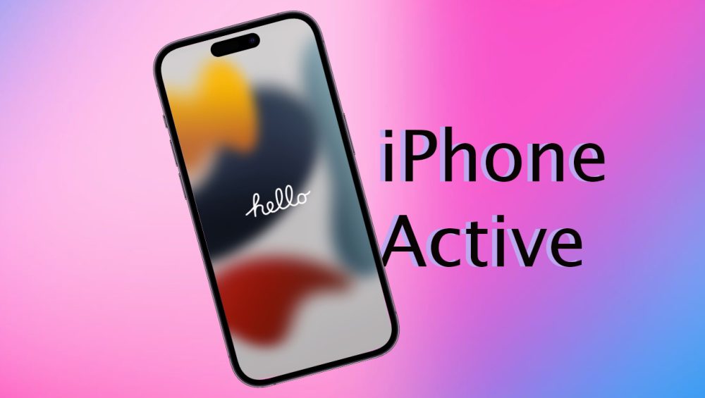 iphone chưa active