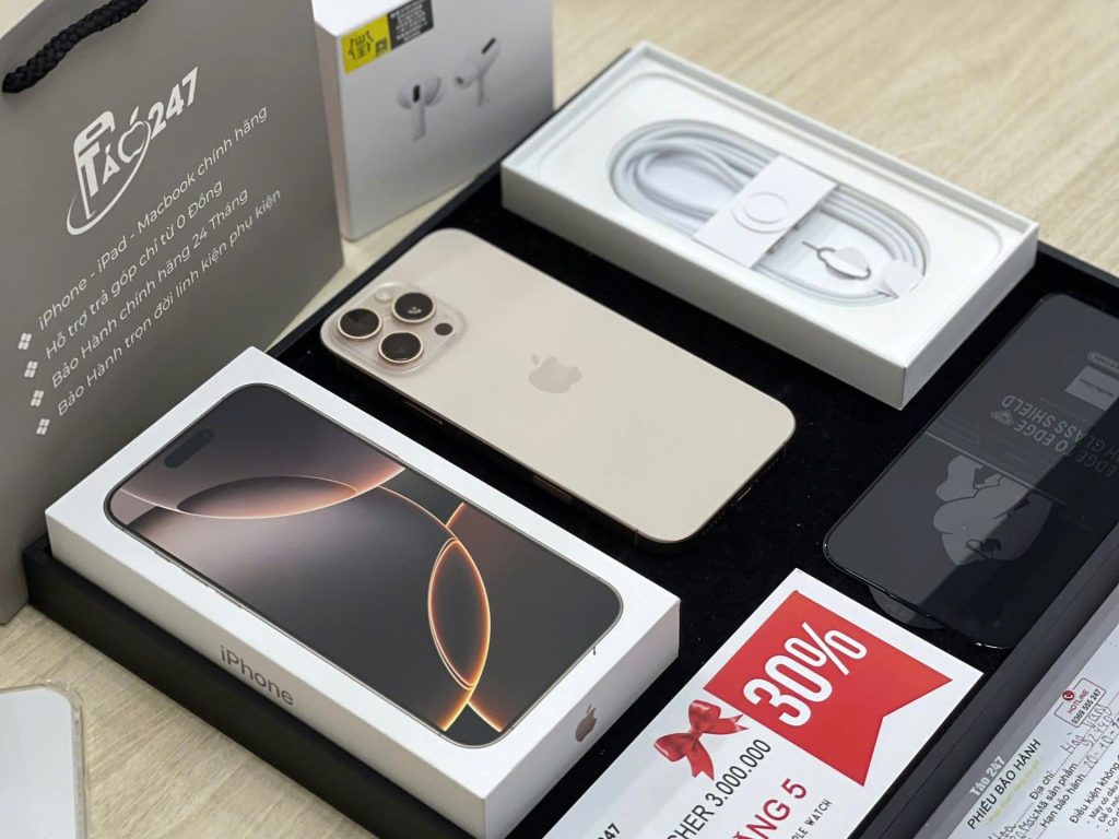 set quà tặng phụ kiện đi kèm khi mua iphone tại Táo 247