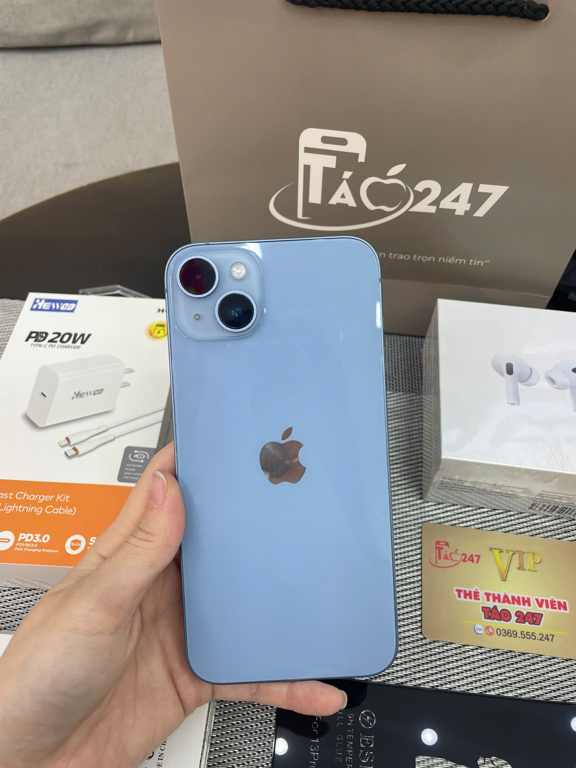 iPhone 14 Plus cũ likenew nguyên zin, ngoại hình đẹp, bán tại Táo 247 Đà Nẵng