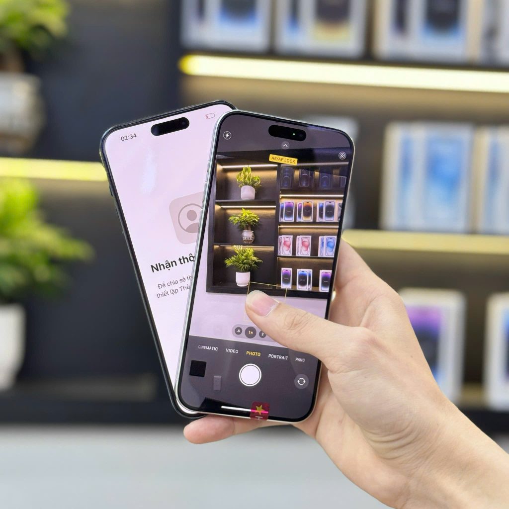 iPhone 15 Pro Max cũ chụp ảnh sắc nét tại cửa hàng Táo 247 Đà Nẵng