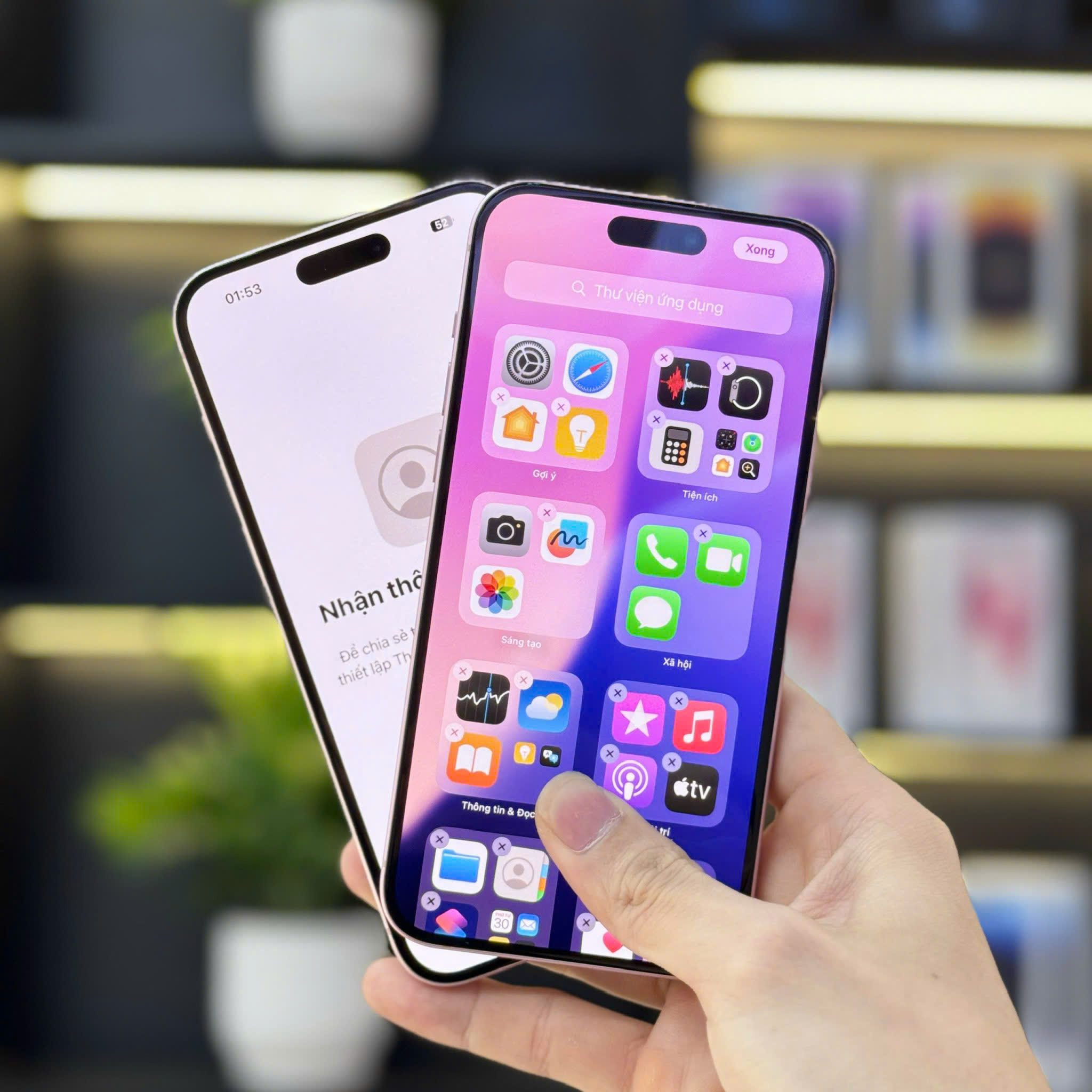Giao diện iPhone 15 Plus cũ Đà Nẵng tại Táo 247, máy đẹp, zin, cảm ứng mượt