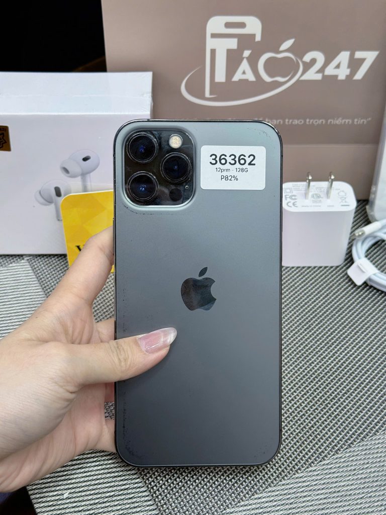 iPhone 12 Pro Max cũ 128GB pin trâu 82% tại Táo 247 Đà Nẵng
