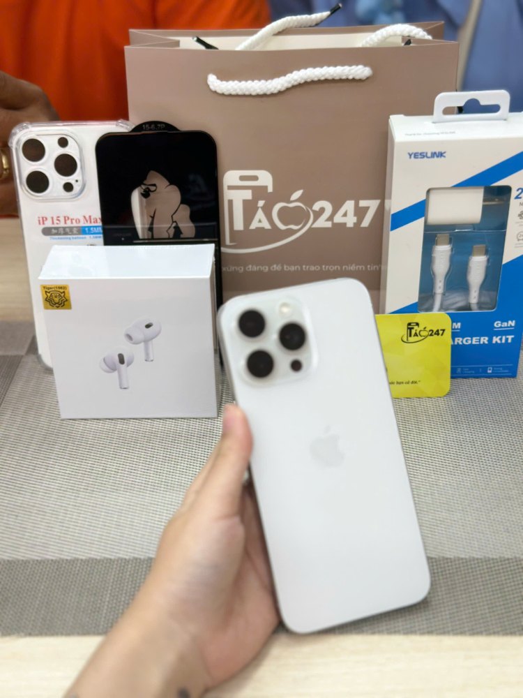 iPhone 15 Pro Max cũ Hồ Chí Minh – Máy zin 100%, giá tốt tại Táo 247 Gò Vấp