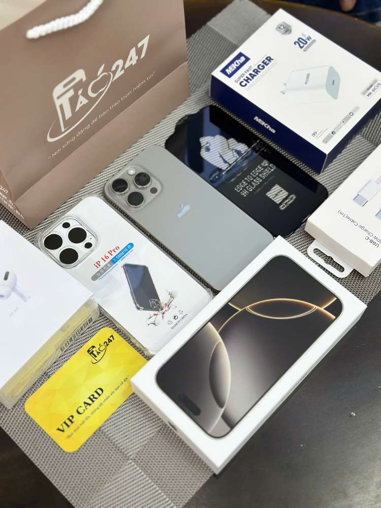 iPhone 16 Pro Táo 247 – iPhone đã qua sử dụng TP.HCM zin 100%, giá tốt, bảo hành 12 tháng