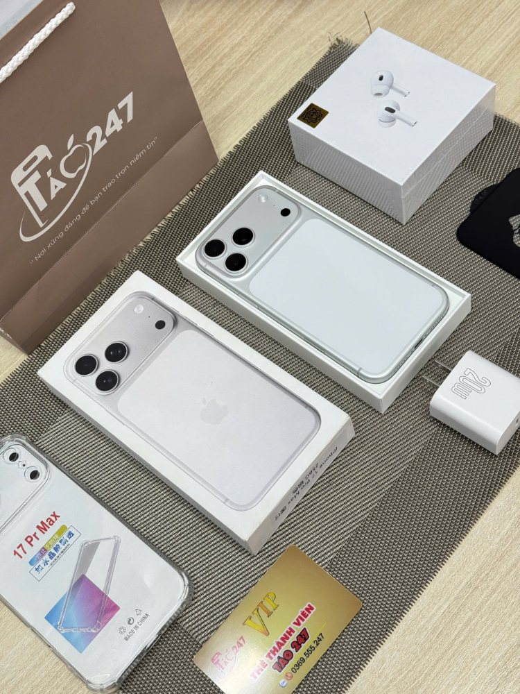 iPhone 17 Pro Max cũ tại Táo 247 Hồ Chí Minh – máy zin 100%, tặng full phụ kiện chính hãng