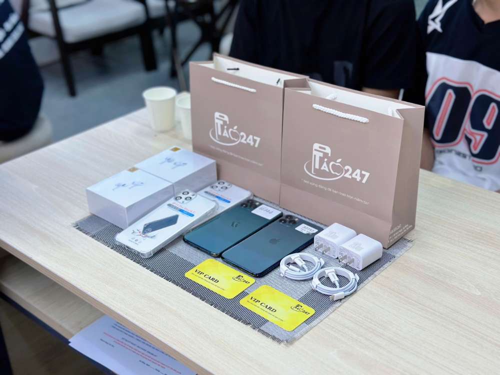 Sản phẩm iPhone cũ zin và phụ kiện chính hãng tại Táo 247 HCM – cửa hàng uy tín ở Gò Vấp