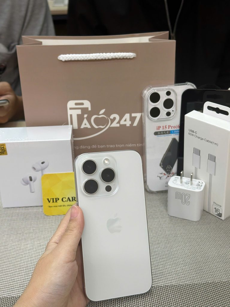 iPhone cũ tặng phụ kiện tại Táo 247 Hồ Chí Minh – máy zin 100%, full phụ kiện sạc, cáp, tai nghe chính hãng