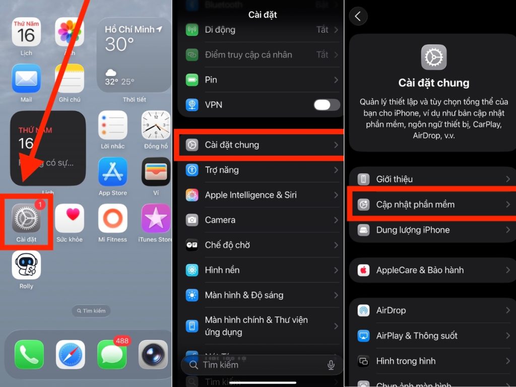 Hướng dẫn kiểm tra và cập nhật iOS 26.1 trên iPhone để khắc phục tình trạng bị lag