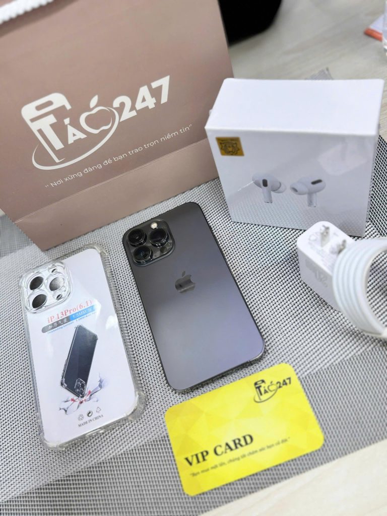 iPhone 13 Pro cũ Hồ Chí Minh – Fullbox phụ kiện tại Táo 247 Gò Vấp, máy zin 100%, giá tốt nhất 2025