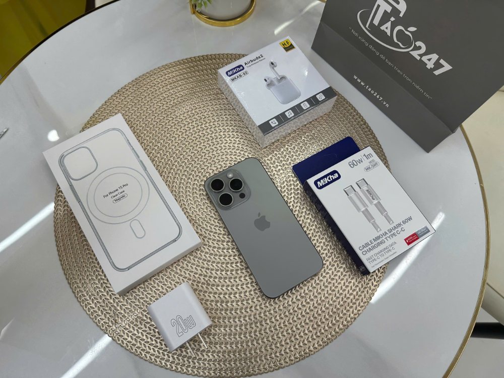 iPhone 15 Pro HCM tại Táo 247 – fullbox, máy zin 100%, giá tốt nhất Gò Vấp