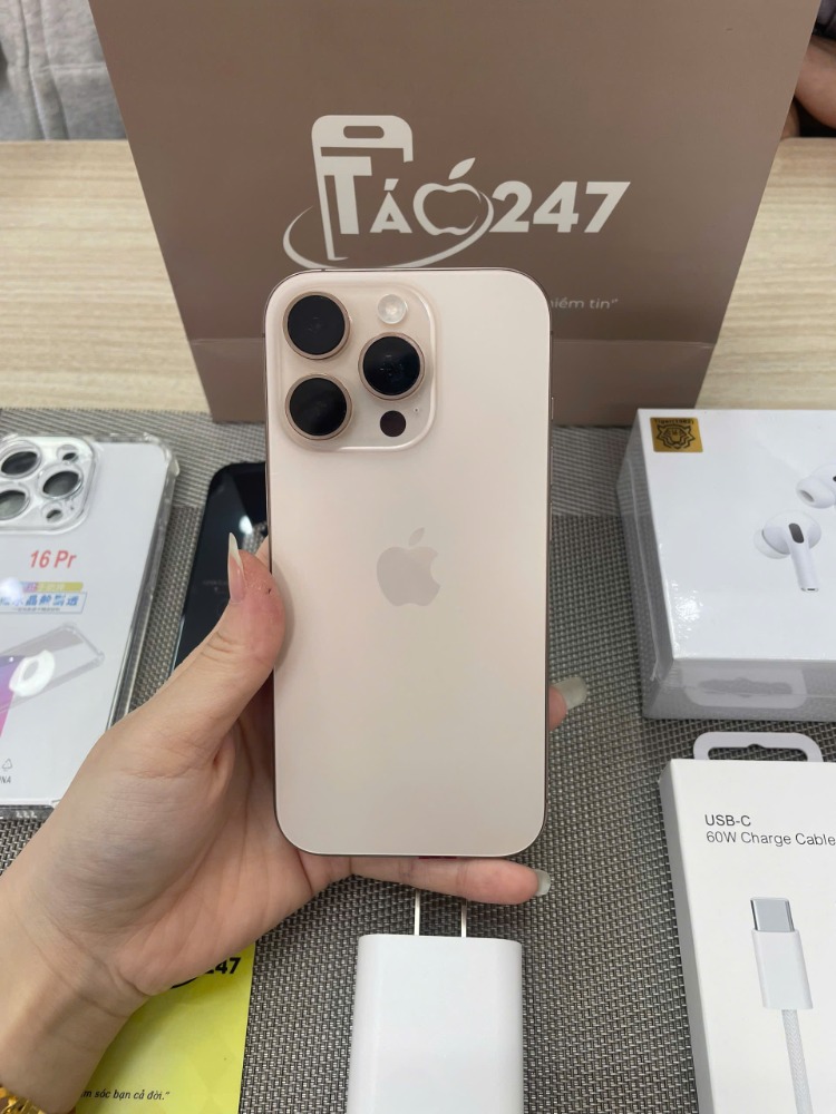iPhone 16 Pro cũ HCM zin 100% tại Táo 247 Gò Vấp – hiệu năng A18 Pro đỉnh cao, giá tốt, bảo hành 12 tháng.