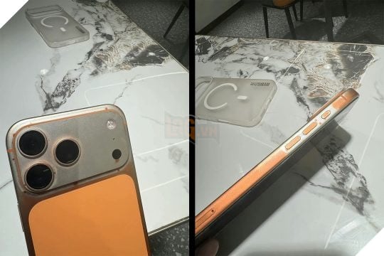 iPhone 17 Pro Max cam tróc sơn cạnh camera – hình ảnh thực tế