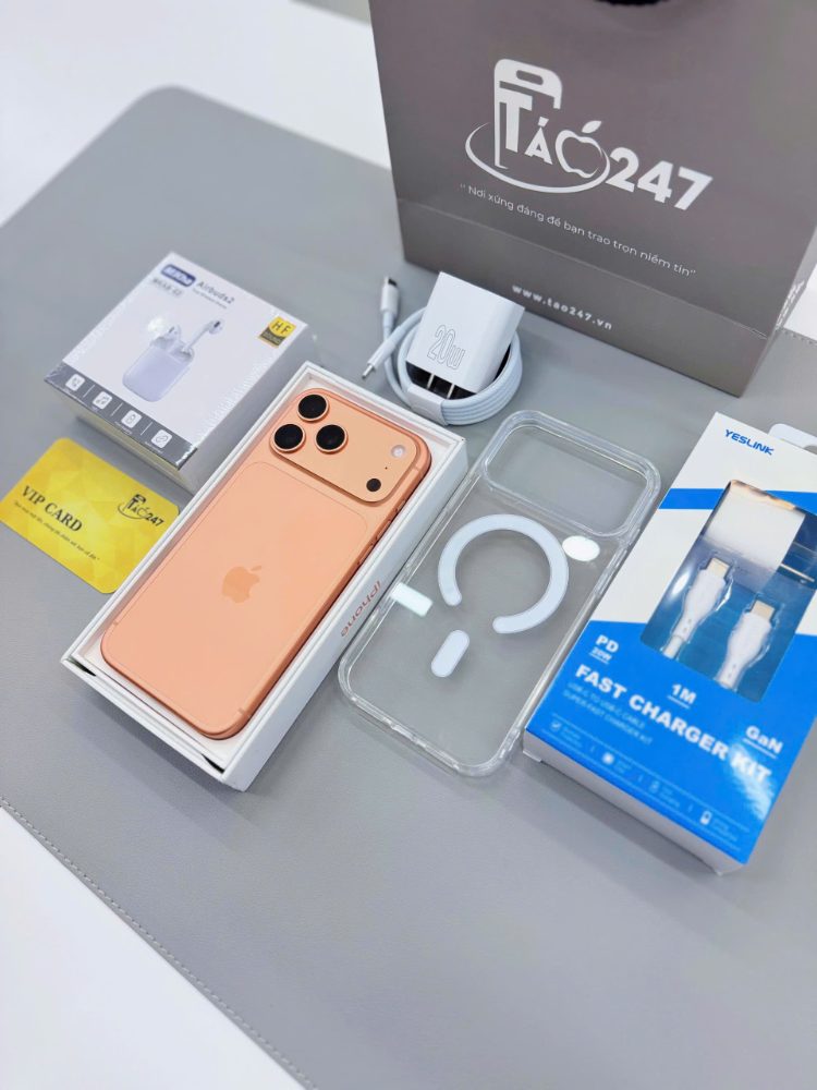 iPhone 17 Pro Max trả góp Hồ Chí Minh – Mua tại Táo 247 Gò Vấp, máy zin 100%, bảo hành trọn đời