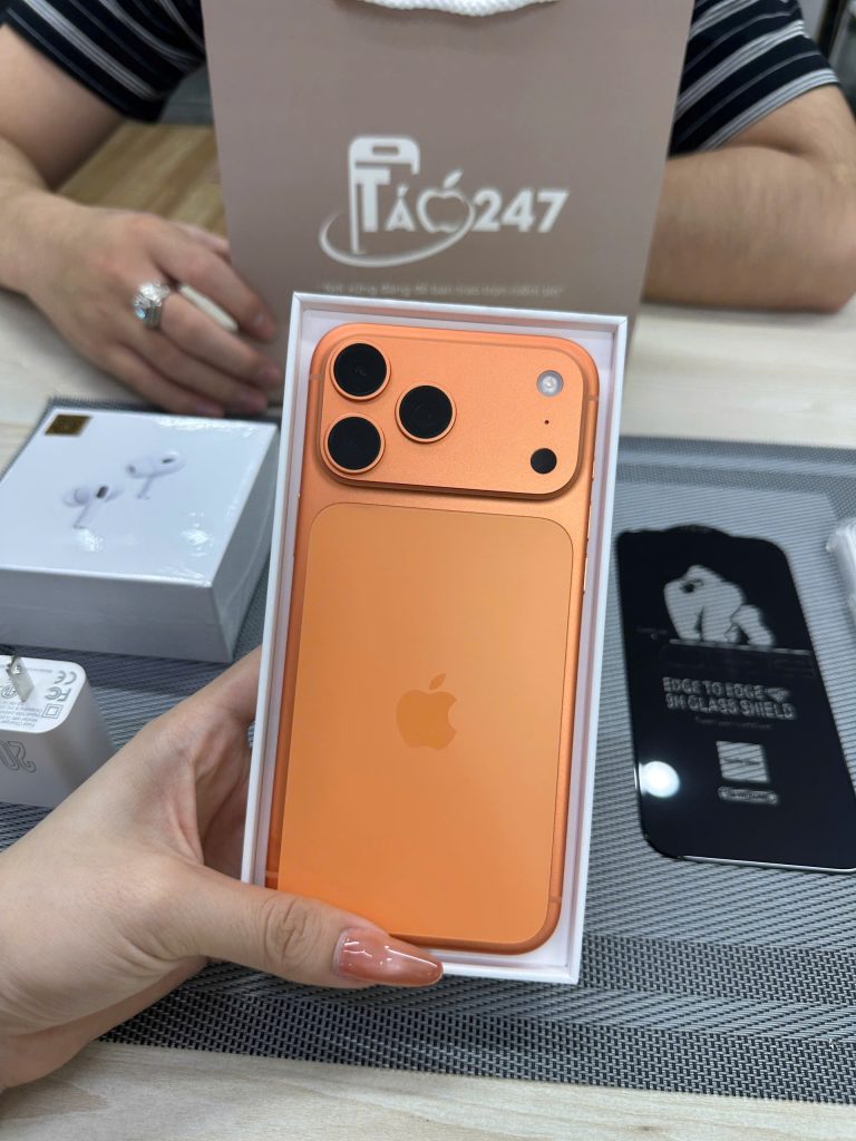 Giá iPhone 17 Pro Max màu cam Hồ Chí Minh – Hình ảnh thực tế tại Táo 247
