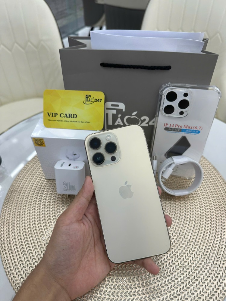 iPhone 14 Pro Max cũ bền nhất TP.HCM tại Táo 247 – máy zin 100%, tặng full phụ kiện