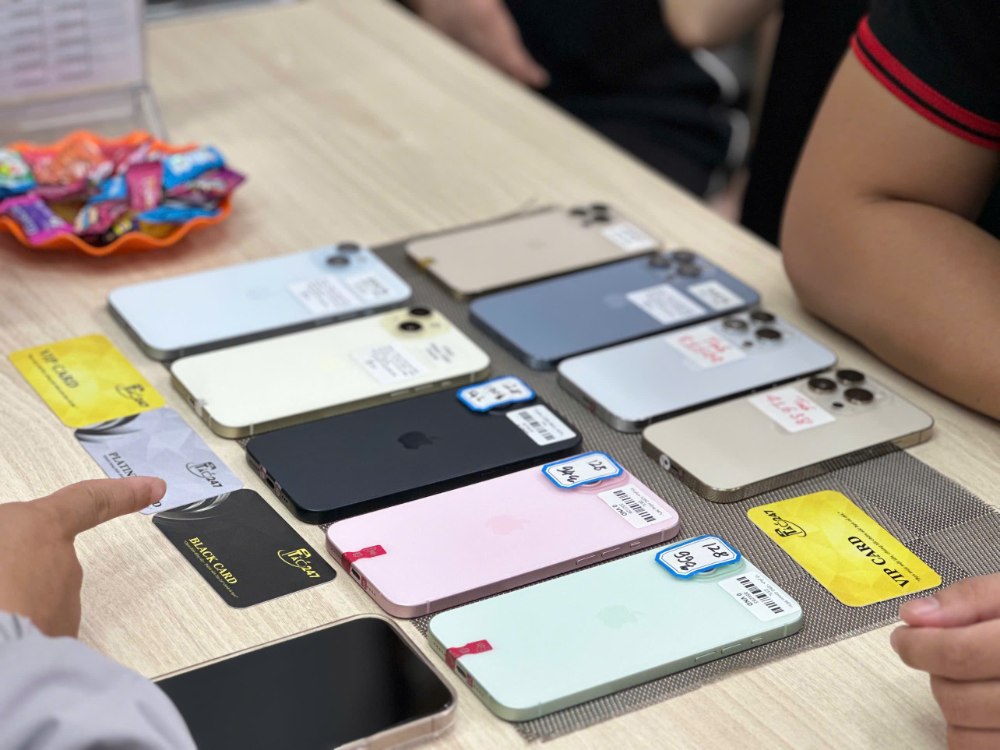 Bộ sưu tập iPhone cũ zin all nhiều màu tại Táo 247 Hồ Chí Minh