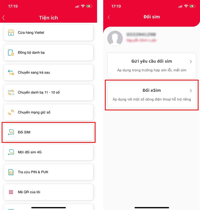 Cách sử dụng ESIM