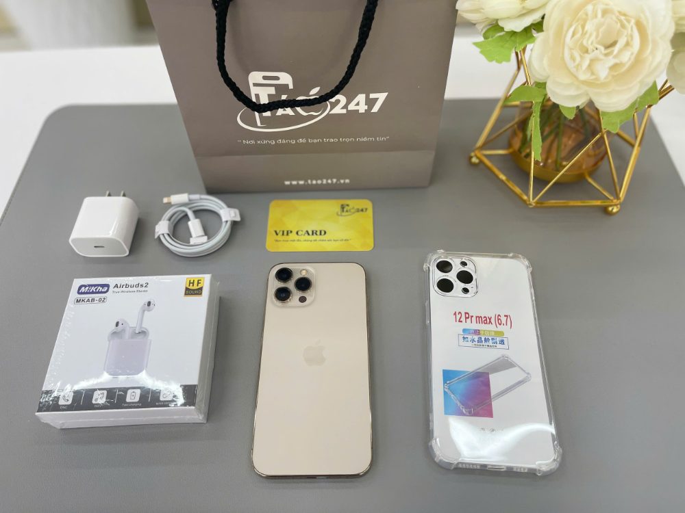 iPhone 12 Pro Max full box – Đầy đủ phụ kiện, hình thức đẹp