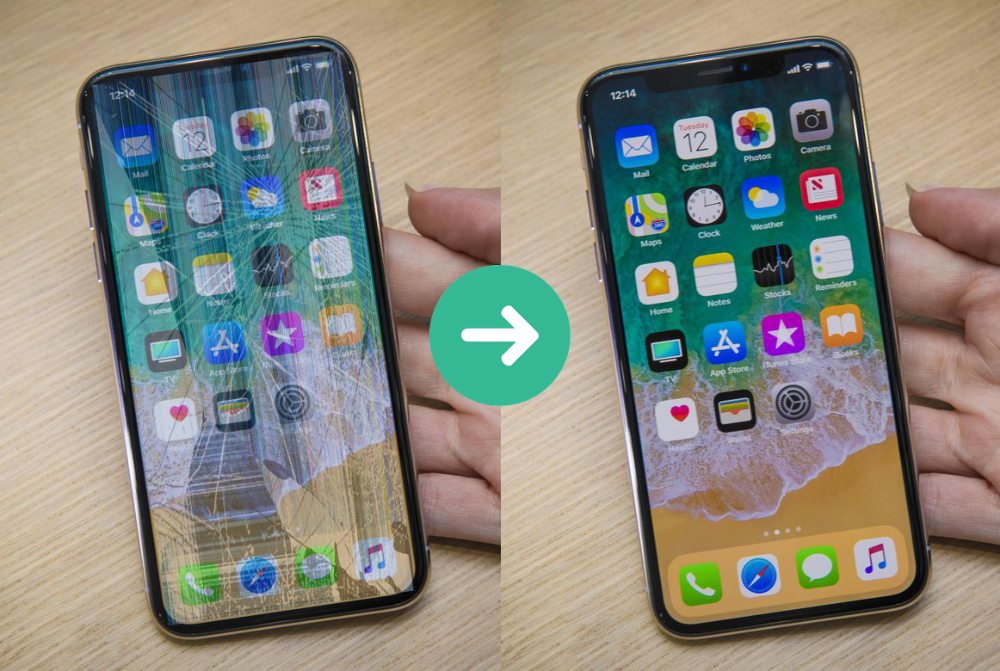 iPhone XS Max bị sọc màn - Dấu hiệu cần thay ngay