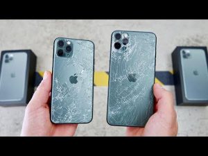 Mặt lưng iPhone 11 bị vỡ kính, nứt kính sau cần thay mặt lưng mới
