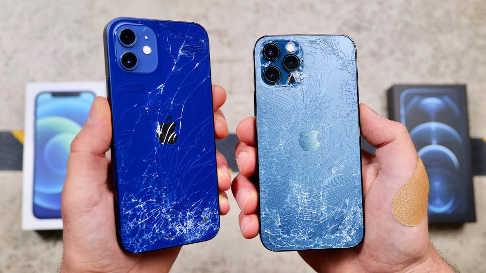 iPhone 12 vỡ lưng nghiêm trọng