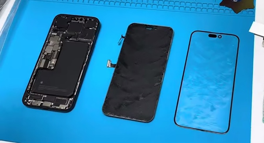 Ép kính iPhone đúng kỹ thuật – kính mới, màn hình vẫn là zin