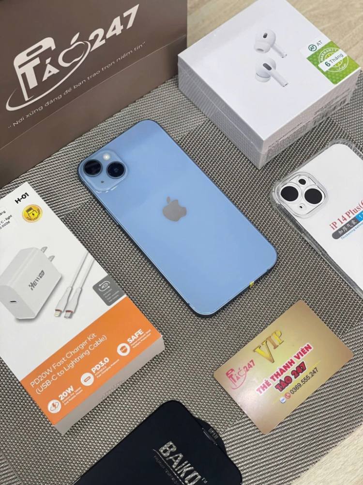 iPhone 14 Plus cũ like new kèm hộp và phụ kiện tại Táo 247 Đà Nẵng