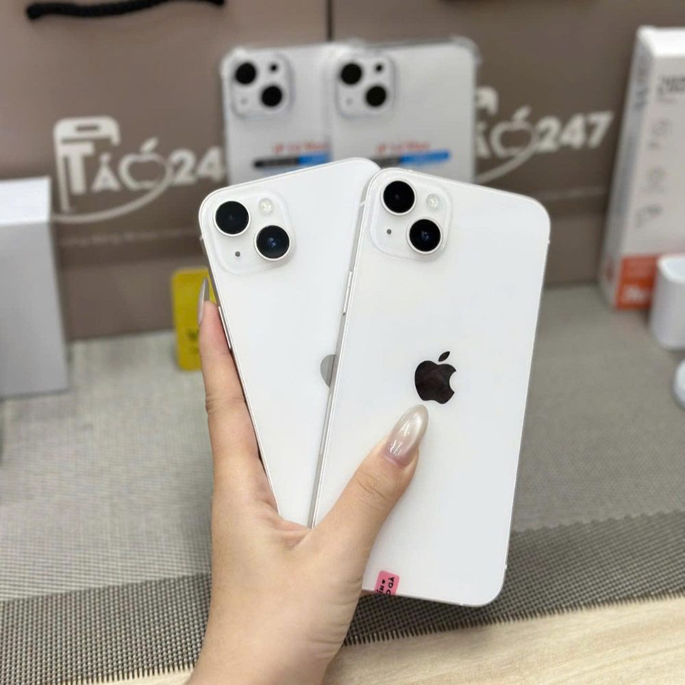 iPhone 14 Plus cũ like new màu trắng tại cửa hàng Táo 247 Đà Nẵng
