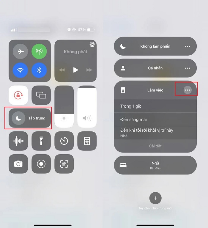 Cá nhân hóa trải nghiệm với màn hình khóa và Focus Modes