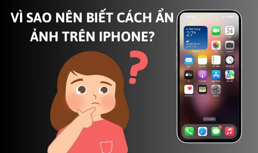 Cách ẩn ảnh trên iPhone 15 Pro Táo 247 Đà Nẵng