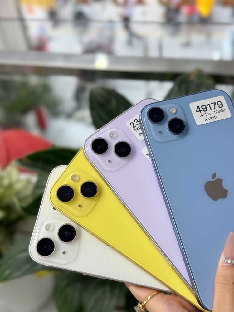 Các màu iPhone 14 Plus cũ tại Táo 247 Hồ Chí Minh, thiết kế đẹp, máy zin, pin ổn định