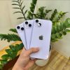 Ba chiếc iPhone 14 Plus màu tím Purple xoè trên tay tại Táo 247