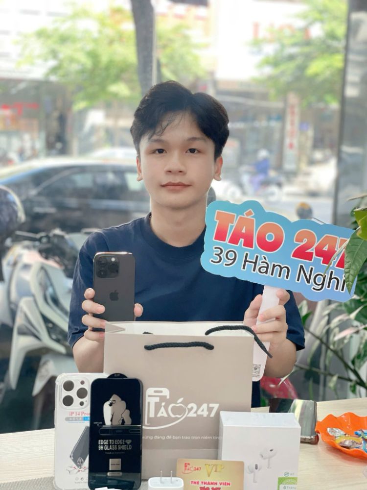 iPhone 14 Pro Max Space Black sắc nét cực ấn tượng tại Táo 247