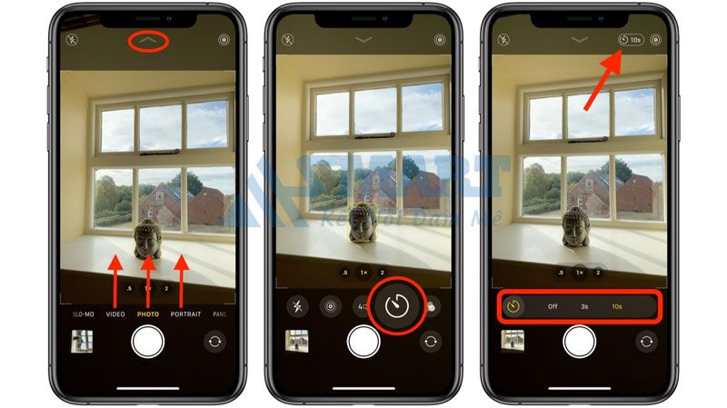 Thử các chế độ trên Camera