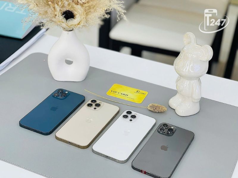 Các màu iPhone 12 Pro Max cũ đang có tại Táo 247 Đà Nẵng