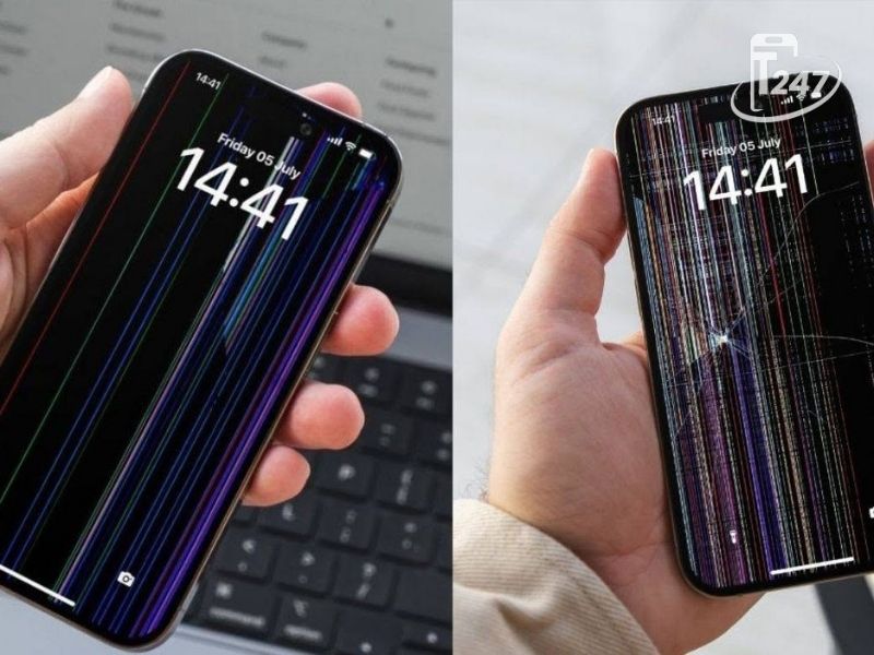 iPhone X bị Sọc màn hình