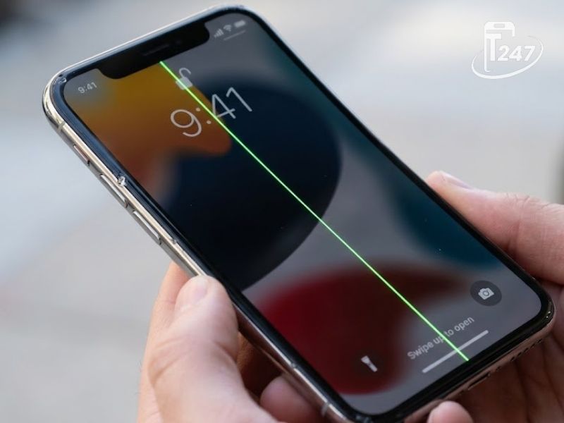 iPhone X Bị Sọc Xanh Màn Hình