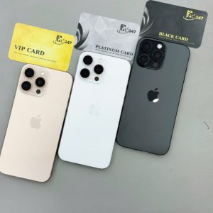 iPhone 16 Pro Max cũ màu Titan Sa Mạc, Titan Trắng và Titan Đen kèm thẻ thành viên tại Táo 247 Đà Nẵng