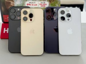 iPhone 14 Pro đủ màu Đen Không Gian, Vàng Gold, Tím Deep Purple, Bạc tại Táo 247 Đà Nẵng