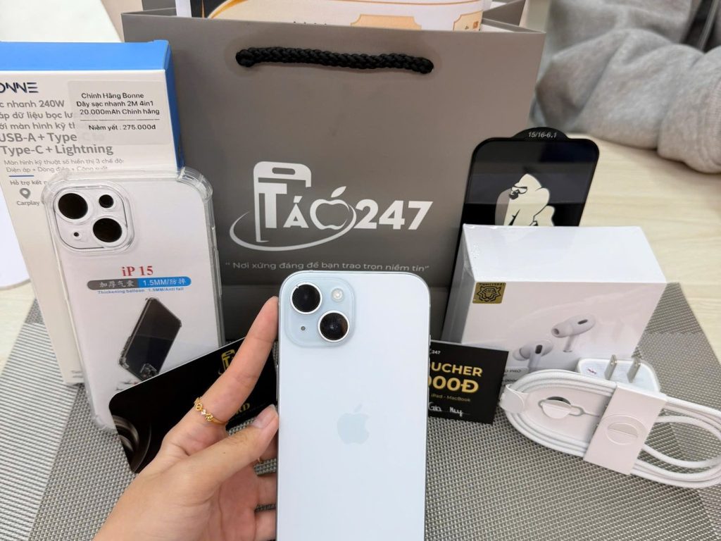 iPhone 15 cũ chính hãng zin 100% tại Táo 247 Đà Nẵng