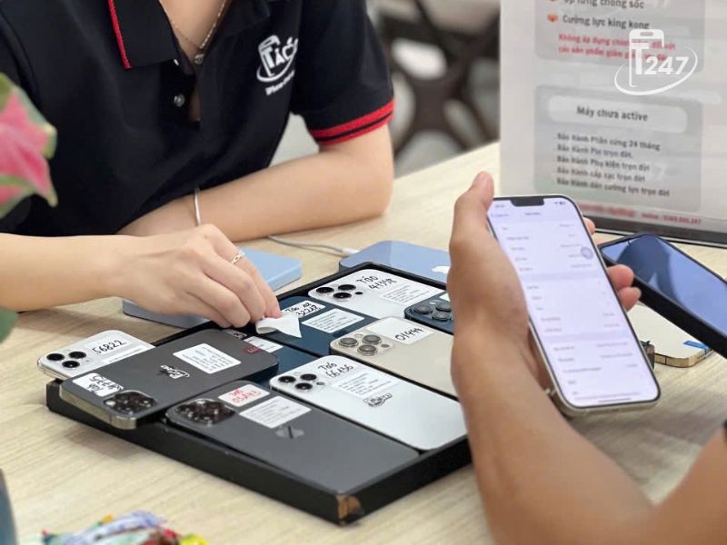 Các màu iPhone 15 Pro Max cũ đang có tại Táo 247 Đà Nẵng