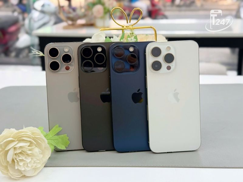 iPhone 15 Pro Max cũ đủ màu tại Táo 247 Đà Nẵng, máy zin bảo hành 12 tháng