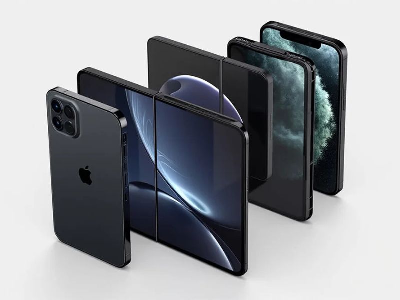 iPhone màn hình gập dự kiến thiết kế mới